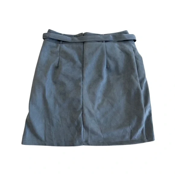 Blue Velvet Skirt - Picture 3 of 3